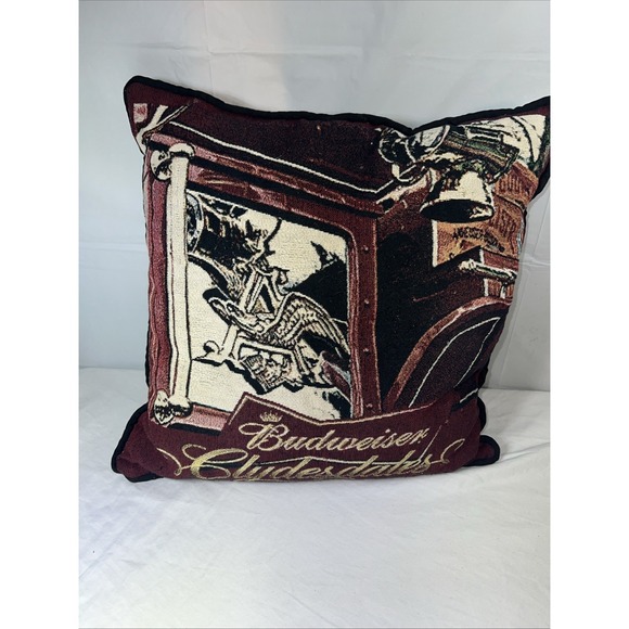 Budweiser Other - Vintage Budweiser Clydesdales Decorative Pillow Read Description